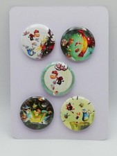 Rayman button badges - New Home Crafted - 5x 25mm - Origins and Legends picture