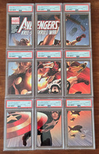 2011 UPPER DECK AVENGERS KSW V1-V9 COVER TRADING CARD SET | 7x PSA 10 | 2x PSA 9 picture