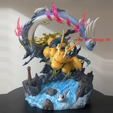Dragonite Evolutionary Group Statue LED Model W/Box Toy H30CM Collectibles Gift picture