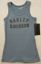 NEW HARLEY DAVIDSON 96442-23VW Women's SM Classic Tank Racer Font picture