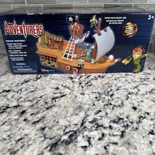 EXTREMELY RARE VINTAGE Disney Adventurers Peter Pan Pirate Ship NEW IN BOX picture
