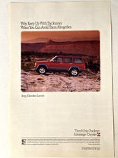 1992 Jeep Cherokee Laredo Print Ad 4x4 picture