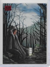 Communion in the Force - 2024 Topps Chrome Star Wars Galaxy #48 Ahsoka 5/5 Omega picture