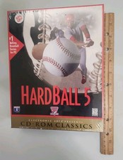 Sealed Big Box Hardball 5 Baseball CD ROM EA Windows 95 MS-Dos Pc Game New picture