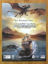 Vanguard: Saga of Heroes PC 2007 Print Ad/Poster Official Big Box MMO Promo Art picture
