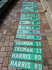4& Street name 30 inch signs signs pICK ONE. Approximately 30 inch in length picture