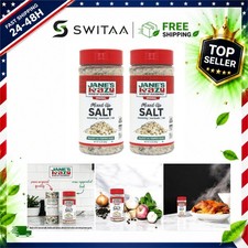 Jane's Krazy Mixed-Up Original Salt Blend 9.5 oz Pack of 2 All Natural Seasoning picture