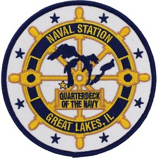 Naval Station Great Lakes, IL (Quarter Deck Of The Navy) Patch (4 1/2