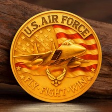 U.S. Air Force American Air Power Challenge Coin Military Veteran Gifts picture