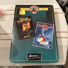 Ultima Underworld I & II PC Game - w/Manual Maps Rare Original Big Box Origin picture