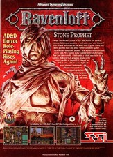 1995 vintage Computer Game RAVENLOFT Stone Profit , Horror RP from SSI  092123 picture