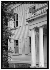 Saint James NY Mills Pond House 1979 Northeast Corner Woodwork Columns picture
