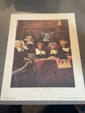 Rare 1995 Fox Kids Network DC Comics X-men Animated Series Promo Art Print picture