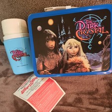 Vintage 1982 The Dark Crystal movie-themed  metal lunchbox( SEE Description) picture