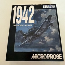 1942: The Pacific Air War (PC, 1994) IBM Microprose Simulation Big Box Complete picture