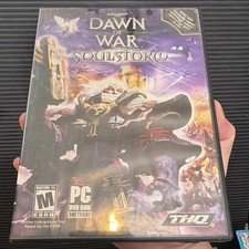 THQ Warhammer 40,000: Dawn of War Soulstorm PC DVD-ROM w/ Manual 2008 M -w/key picture
