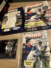 Video Game Retro Game Console Pc Computer Premier Manager 3 Big Box ENG RARE picture