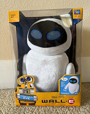 Thinkway Toys Disney Pixar WALL-E Cuddle 'N Glow EVE Plush Light-Up Eyes picture