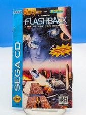 Flashback: The Quest for Identity (Sega CD, 1993) - Disc & Manual , Tested picture