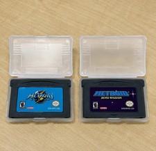 Metroid Zero Mission & Metroid Fusion - Game Boy Advance GBA Cart picture