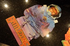 BATTLEZONE Vintage 1982 Atari Video Arcade game 2600 console PROMO CUTOUT RARE picture