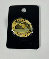 VTG Park City Utah Snowboard Enamel Pin Souvenir Mountain picture