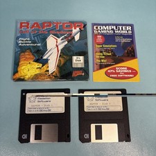 Raptor - Call Of The Shadows Floppy Disk Game PC Wiz 3.5” Disk picture