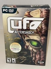 UFO Aftershock After Shock Strategy Space PC Brand NTSC Medium Box NEW  picture