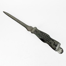Vintage Chas. G. Stevens Co. Chicago Advertising Letter Opener Iron & Steel Tool picture