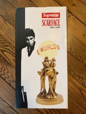 Supreme x Scarface Table Lamp The World Is Yours Authentic picture