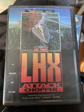 LHX Attack Chopper Sega Genesis 1992 - Complete w/ Manual picture