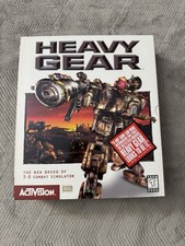 Heavy Gear (PC, 1997) CIB Complete - Big Box - Activision USED picture