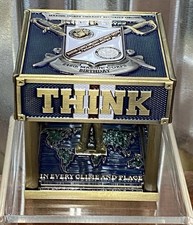 Rare MSG MARINE SECURITY GUARD CHALLENGE COIN - Think Box Design 2023 Birthday picture