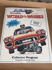1995 World of Wheels 33rd Annual Collector Magazine/Program Erik Estrada Signed picture