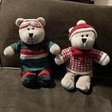 2018 & 2019 STARBUCKS PLUSH BARISTA BEAR DOLLS picture