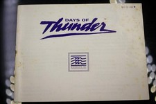 NO GAME- Authentic Manual ONLY Nintendo NES Days Of Thunder picture