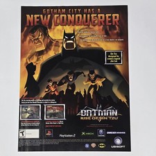 Batman Rise of Sin Tzu PS2 Xbox GameCube GameBoy Print Ad/Poster Official Promo picture