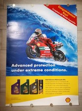 POSTER SHELL ITALY DUCATI WORLD CHAMPION SUPERBIKE TROY 2001 02 96 x 68 CM picture