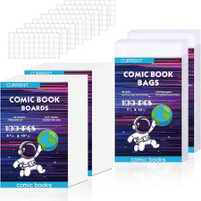 200 Pack Current Comic Book Bags and Boards, Thick Acid-Free Comic Books picture