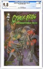 Cyberfrog: Unfrogettable Tales #1 Embossed Foil - CGC 9.8 - Ethan Van Sciver picture
