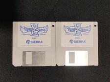 King's Quest II Romancing The Throne 1985 Atari ST 2 Disk SIERRA Untested  picture