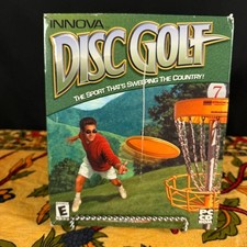 Vintage Innova Disc Golf PC Game CD ROM Big Box Complete picture