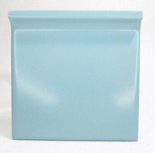 Vintage Mid-State Tile Company Regency Blue Ceramic Cove Edge Floor Tile picture