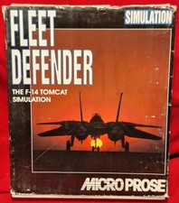 Fleet Defender -F-14 Tomcat Simulation Big Box IBM PC 3.5” Disk Microprose 1994  picture