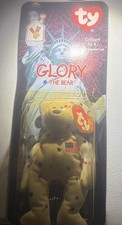 TY GLORY The Bear 1997 Mc Donalds Beanie Baby RARE pin Independence Day picture