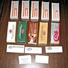 15 pcs. CASE Brand empty Used BOXES & Instruction sheets picture