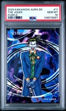 2025 KAKAWOW AURA DC THE JOKER PURPLE /45 #11 PSA 10 BATMAN picture
