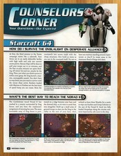 2000 StarCraft 64 Nintendo 64 N64 Print Ad/Poster Authentic Video Game Promo Art picture