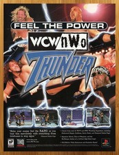 1999 WCW/NWO Thunder Playstation 1 PS1 Print Ad/Poster Wrestling Hulk Hogan Art picture