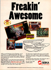 Seika Super Turrican Magazine Ad Vintage Nintendo SNES NES 1993 EGM GamePro picture